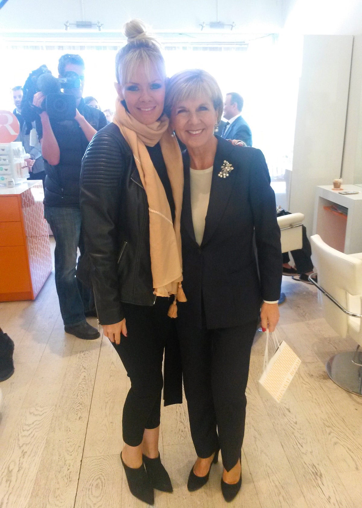 Julie Bishop Visits Runway Room