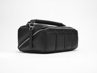 The Bigee - Large Black Quilted Makeup Bag