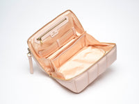 The Bigee - Large Blush Pink Quilted Makeup Bag