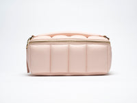 The Bigee - Large Blush Pink Quilted Makeup Bag