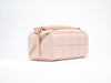The Homee - Blush Pink Quilted Makeup Bag