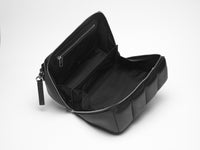The Bigee - Large Black Quilted Makeup Bag