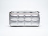 The Homee - Silver Quilted Makeup Bag