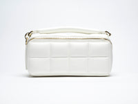 The Homee - White Quilted Makeup Bag
